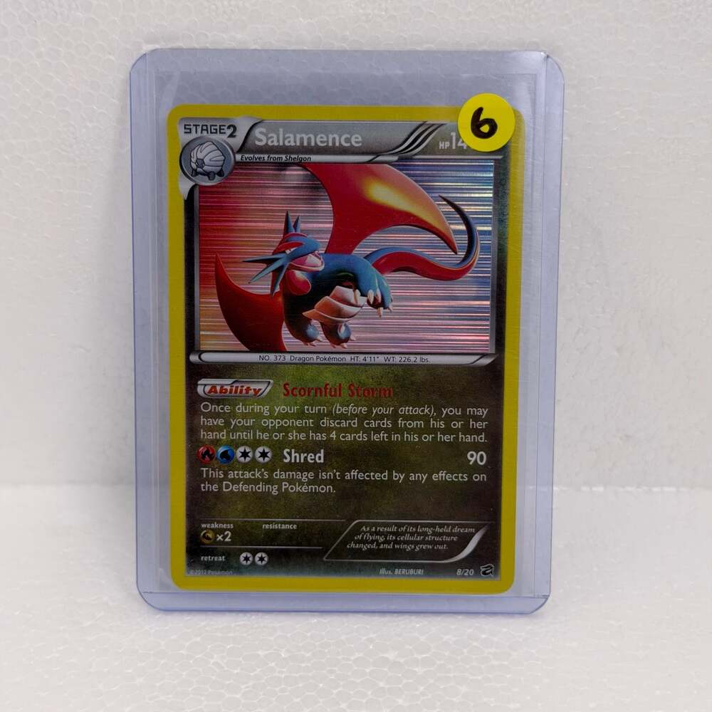 Salamence - 8/20 - Dragon Vault Holo Pokemon Card